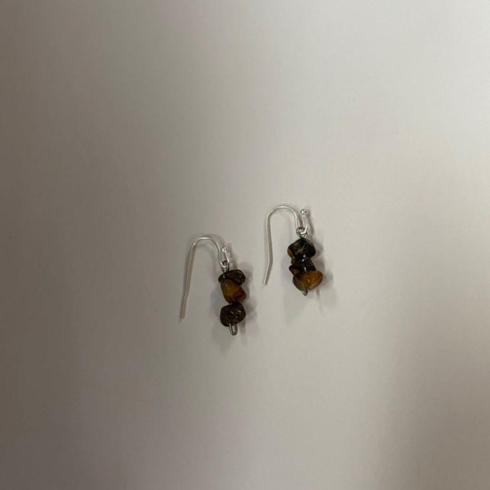 stacked crystal earrings